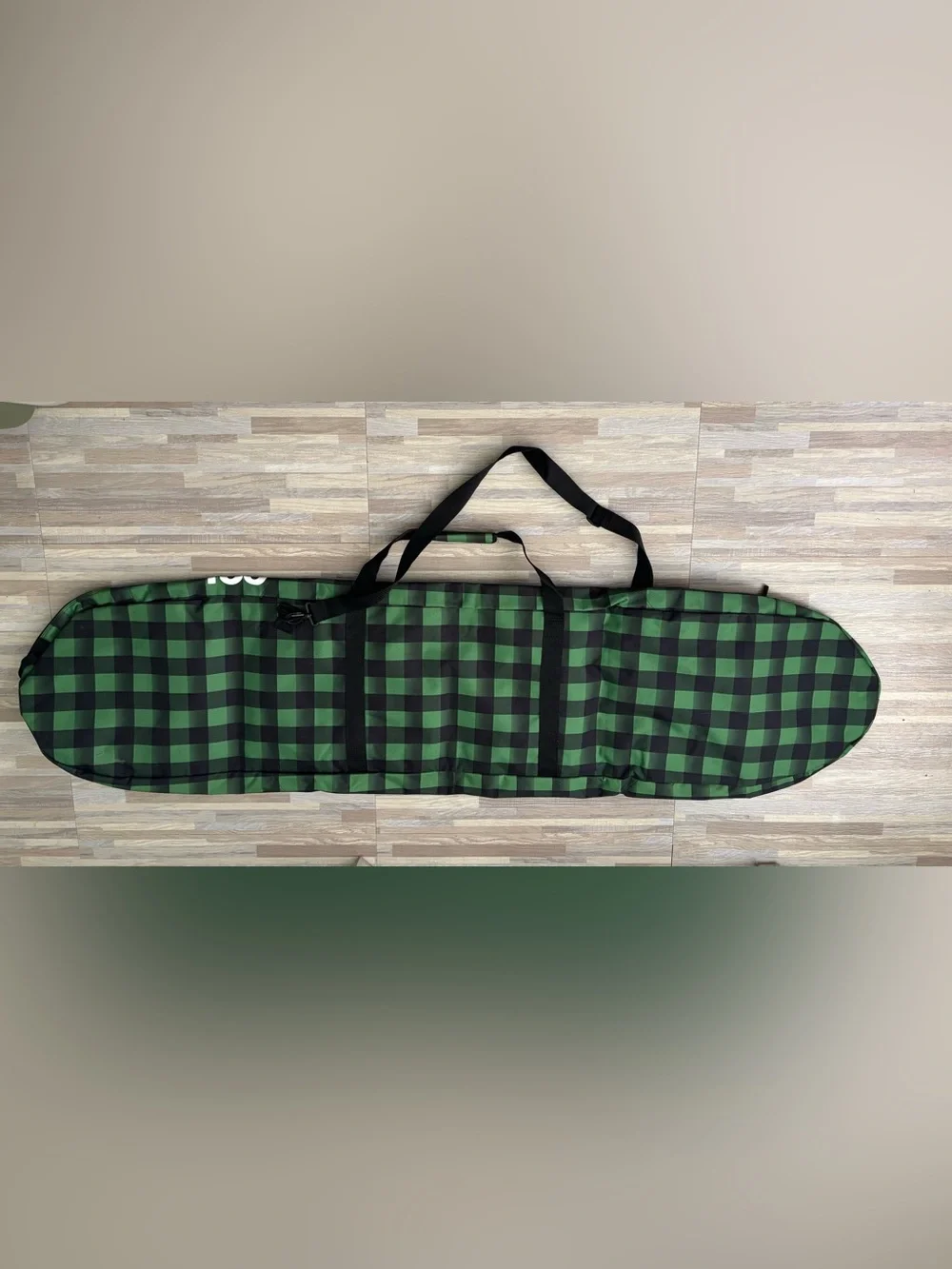 Burton 166 Green and Black Check Snowboard Bag